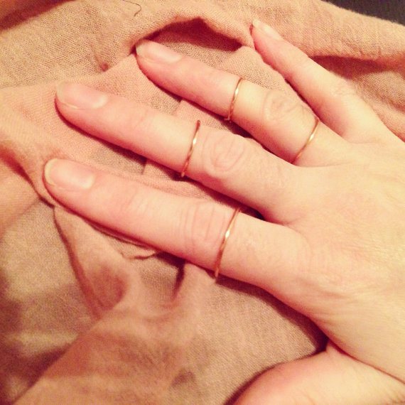 Copper Stacking Rings - PaperBoat UK